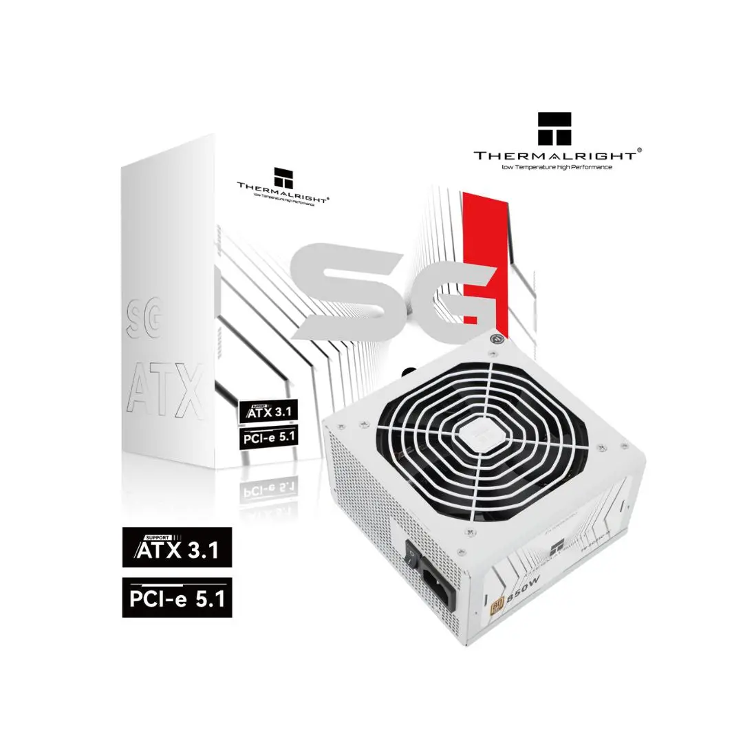 Thermalright Sg850s-W 850W 80+ Gold Power Supply, White 1