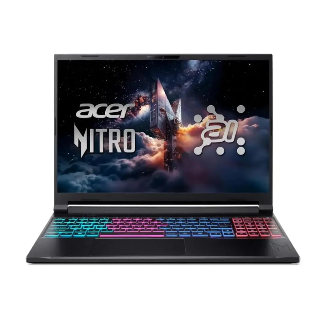 Acer Nitro V Anv16s-71-97Be, Intel Core 9-270H, Ram 16Gb, Ssd 1Tb, Nvidia Rtx 5070 8Gb, 16.0 Wqxga 180Hz, Black 1