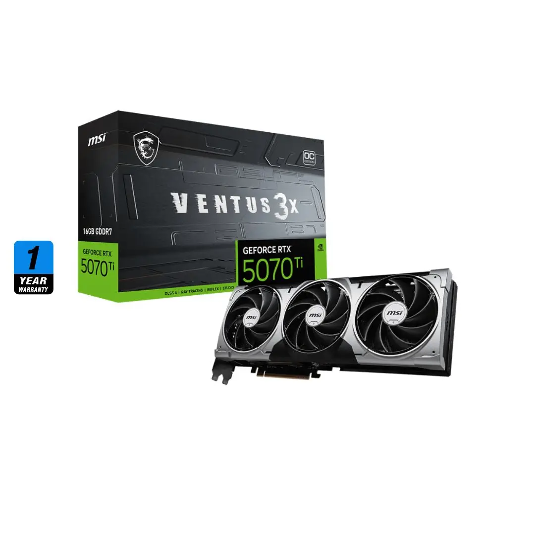 Msi Geforce Rtx™ 5070 Ti 16Gb Ventus 3X Oc 1