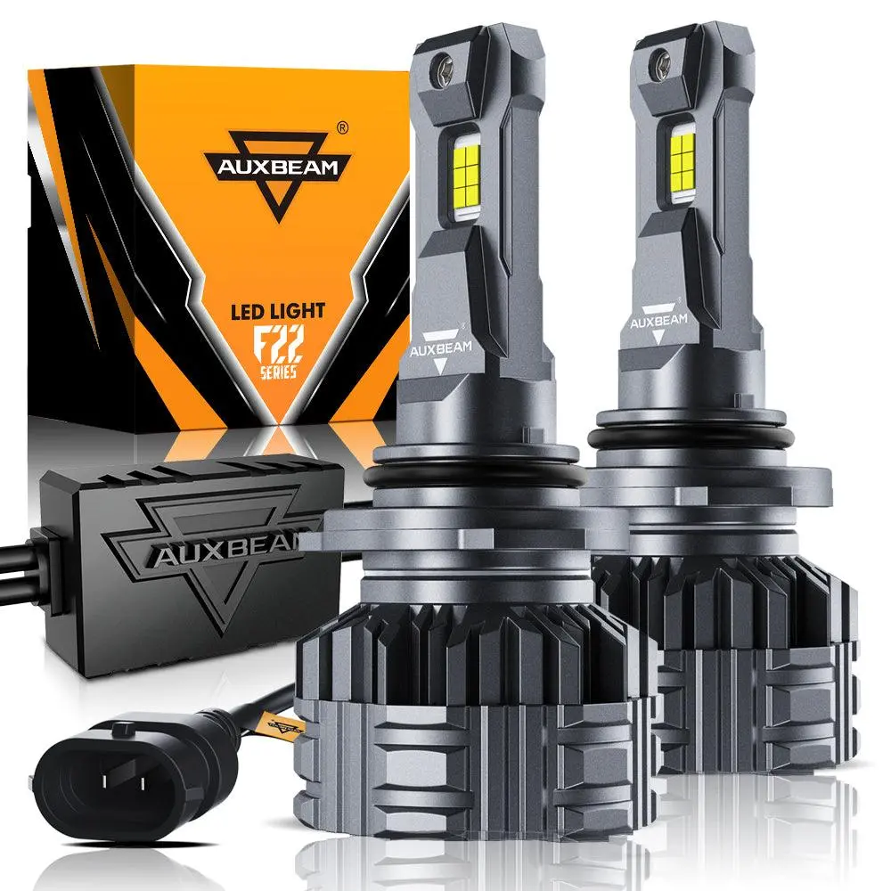 9006 Led Headlight Bulbs 110W 24000Lm F22 Series High Brightness 6500K Cool White | 2 Bulbs 1