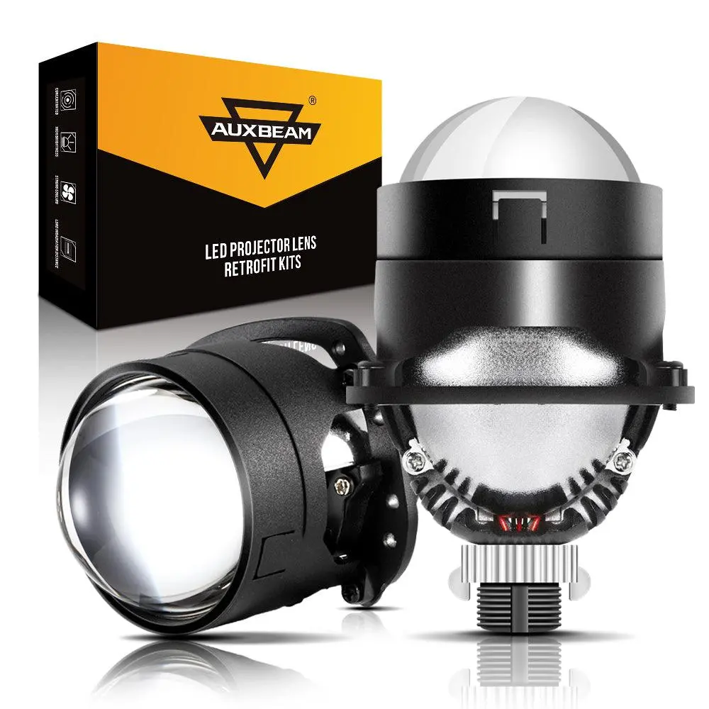 2.5 Inch 80W 6000K Bi-Led Projector Lens Headlight S8 Series Non-Destructive Installation Projector Lens For Car | 2Pcs/Set 1