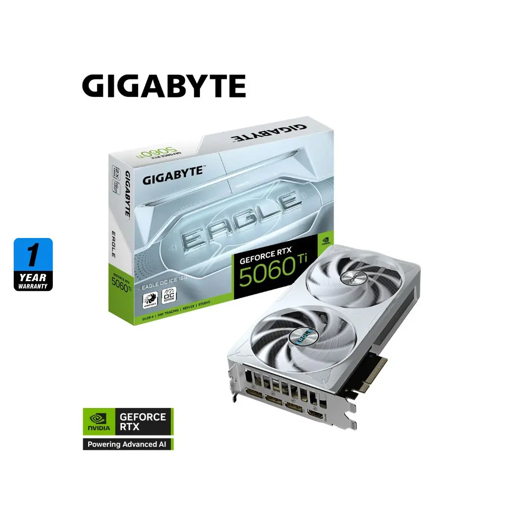 Gigabyte Geforce Rtx™ 5060 Ti Eagle Oc Ice 16Gb 1