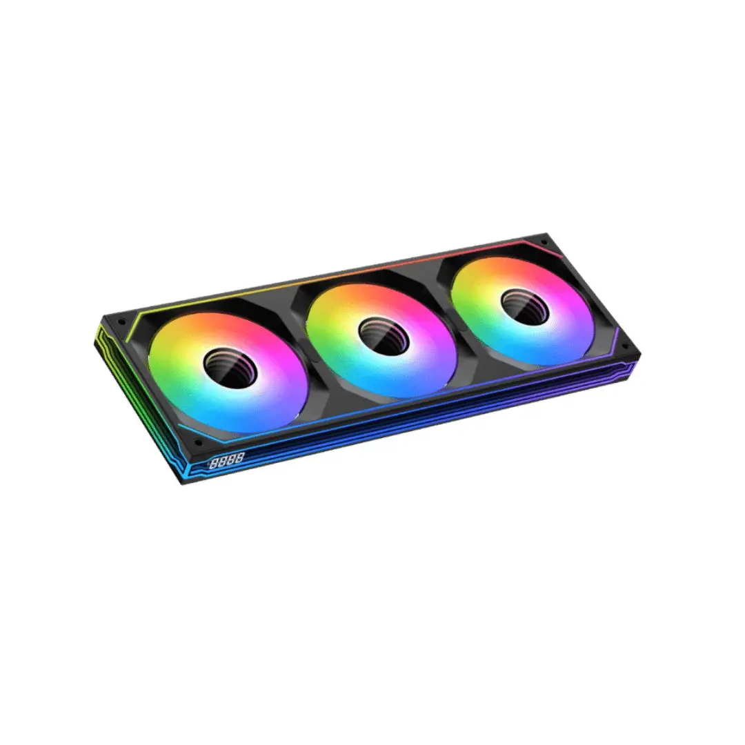 Xigmatek Infinity Sf360 Digital 120Mm 3-Fan Pack - Black 1