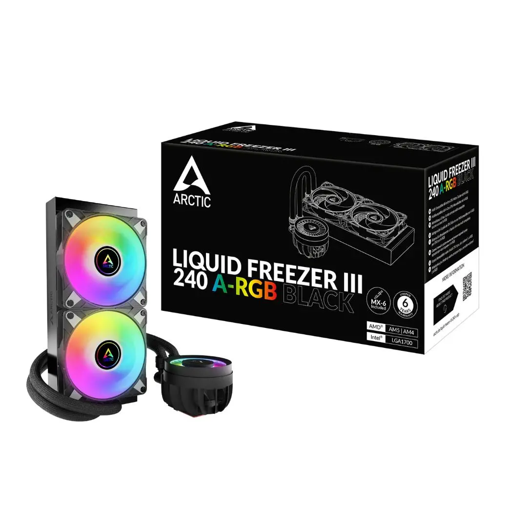 Arctic Liquid Freezer Iii 240 A-Rgb - Black 1
