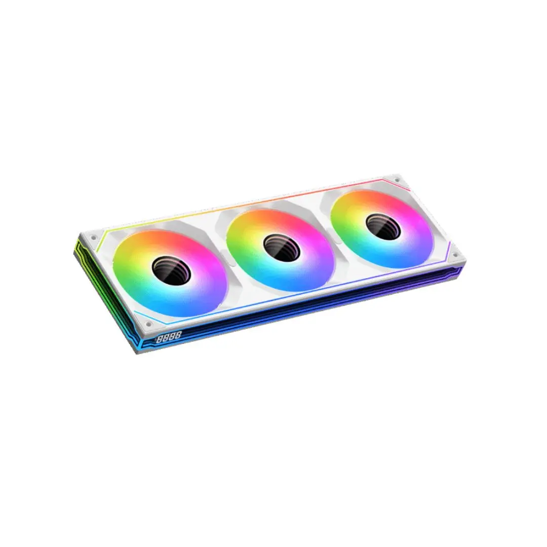 Xigmatek Infinity Sf360 Digital Arctic 120Mm 3-Fan Pack - White 1