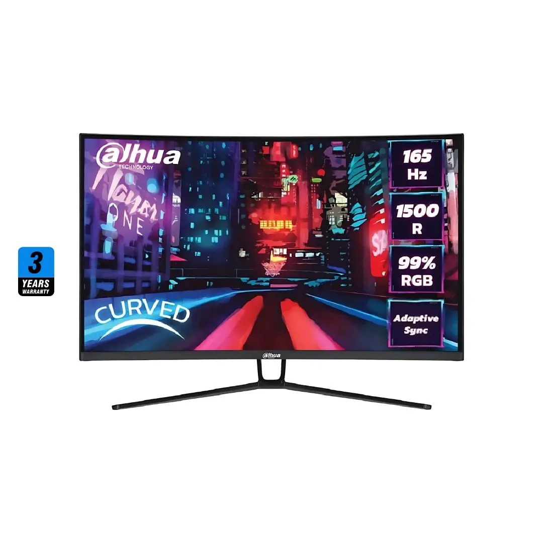 Dahua 31.5 Lm32-E230c 165Hz 1Ms Fhd (1920X1080p) Curved Va, Monitor 1