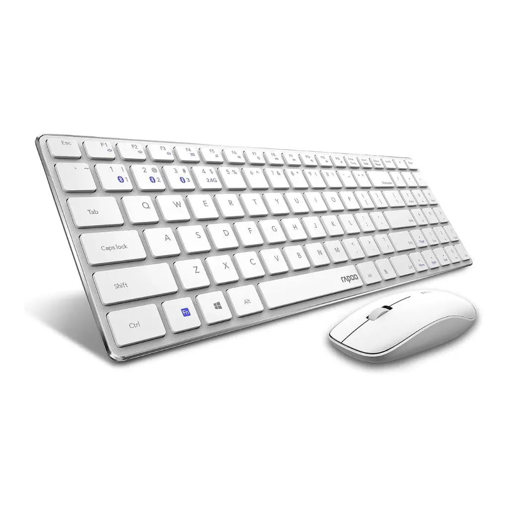 Combo Kit Rapoo 9320M Wireless Keyboard And Mouse - White 1