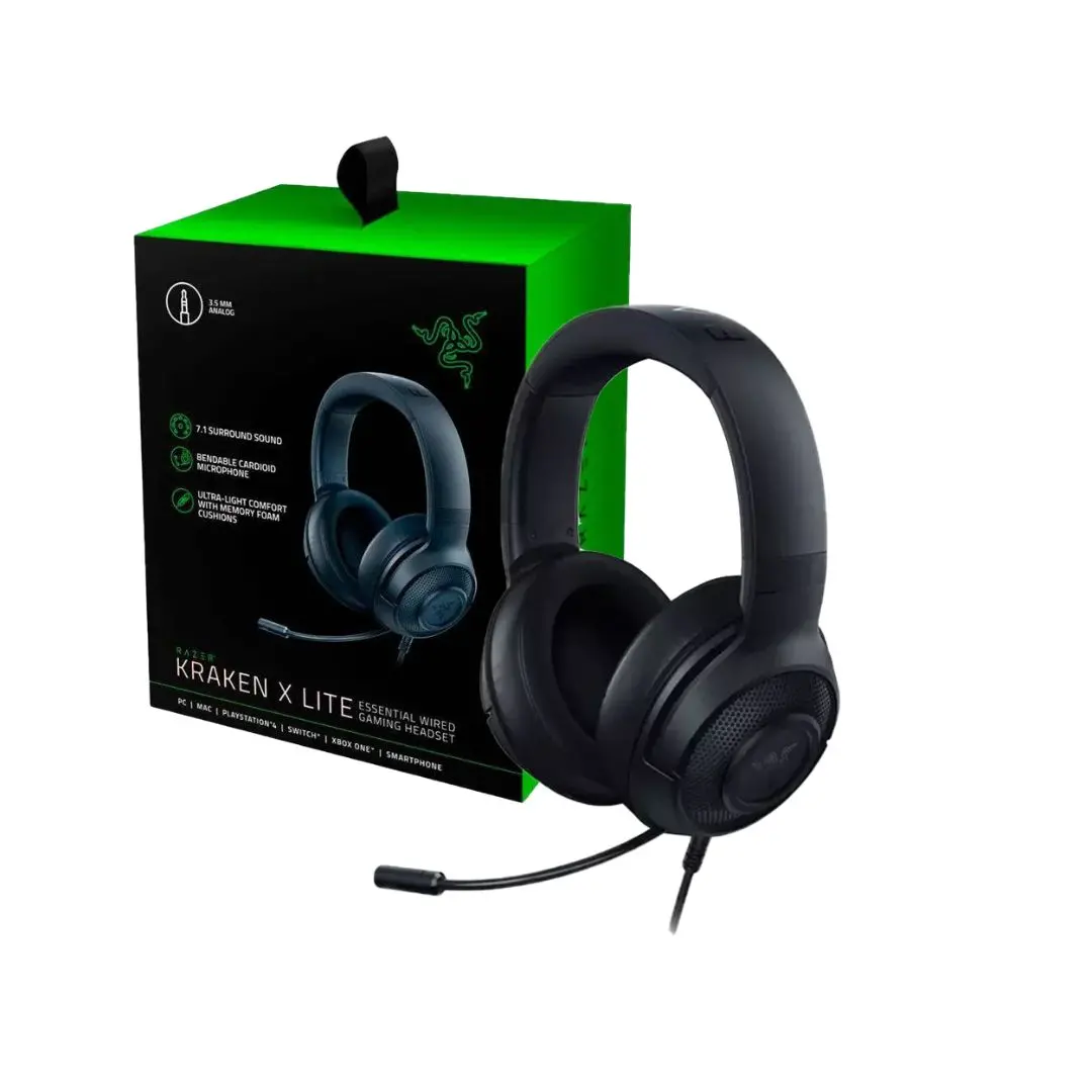 Razer Kraken X Lite Gaming Headset - Black 1
