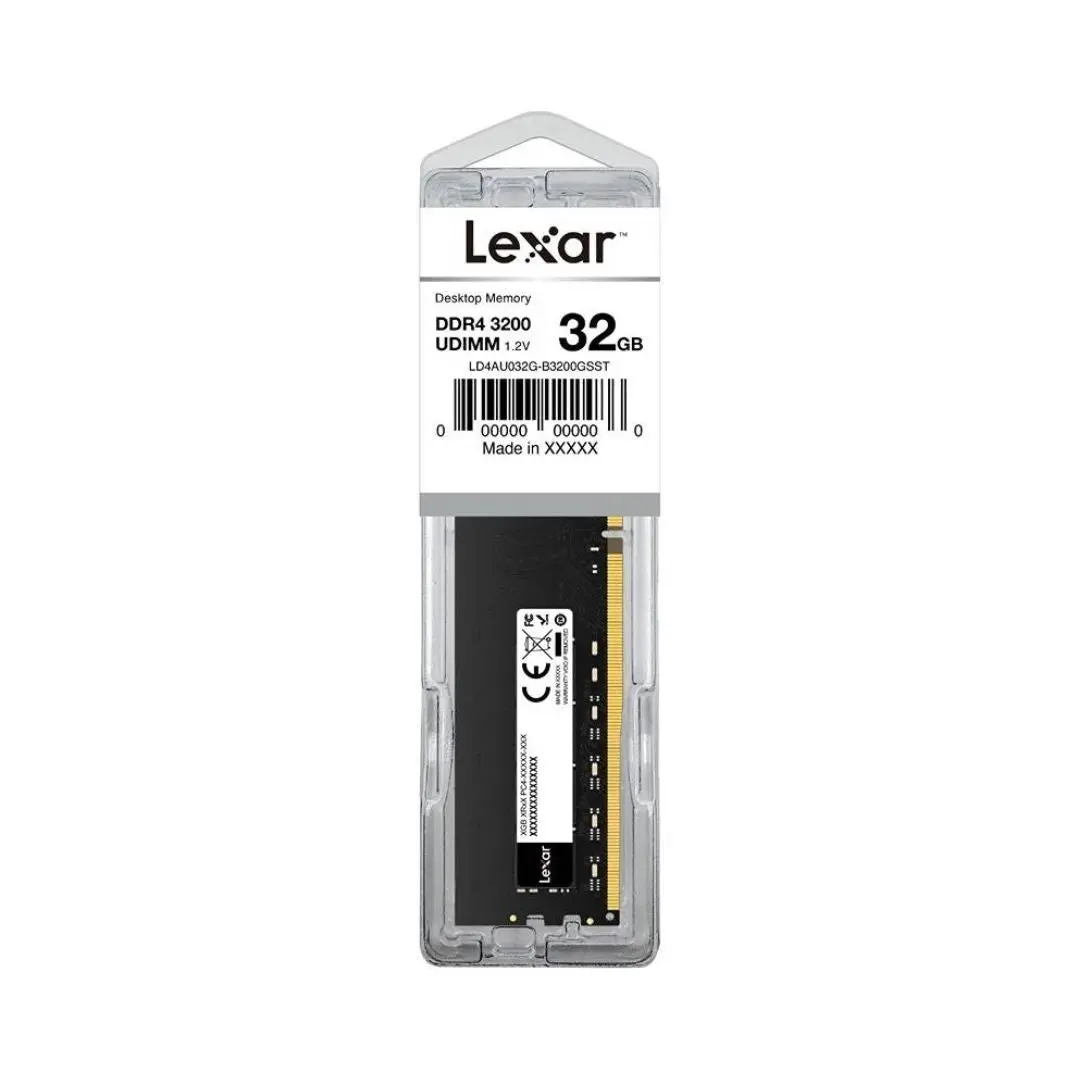 Lexar 32Gb (32X1) 3200 Ddr4 Desktop - Black 1