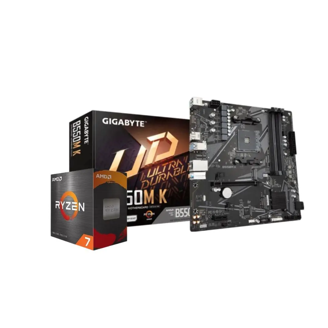 Amd Ryzen™ 7 5700X & Gigabyte B550m‑K Ud Motherboard Bundle 1