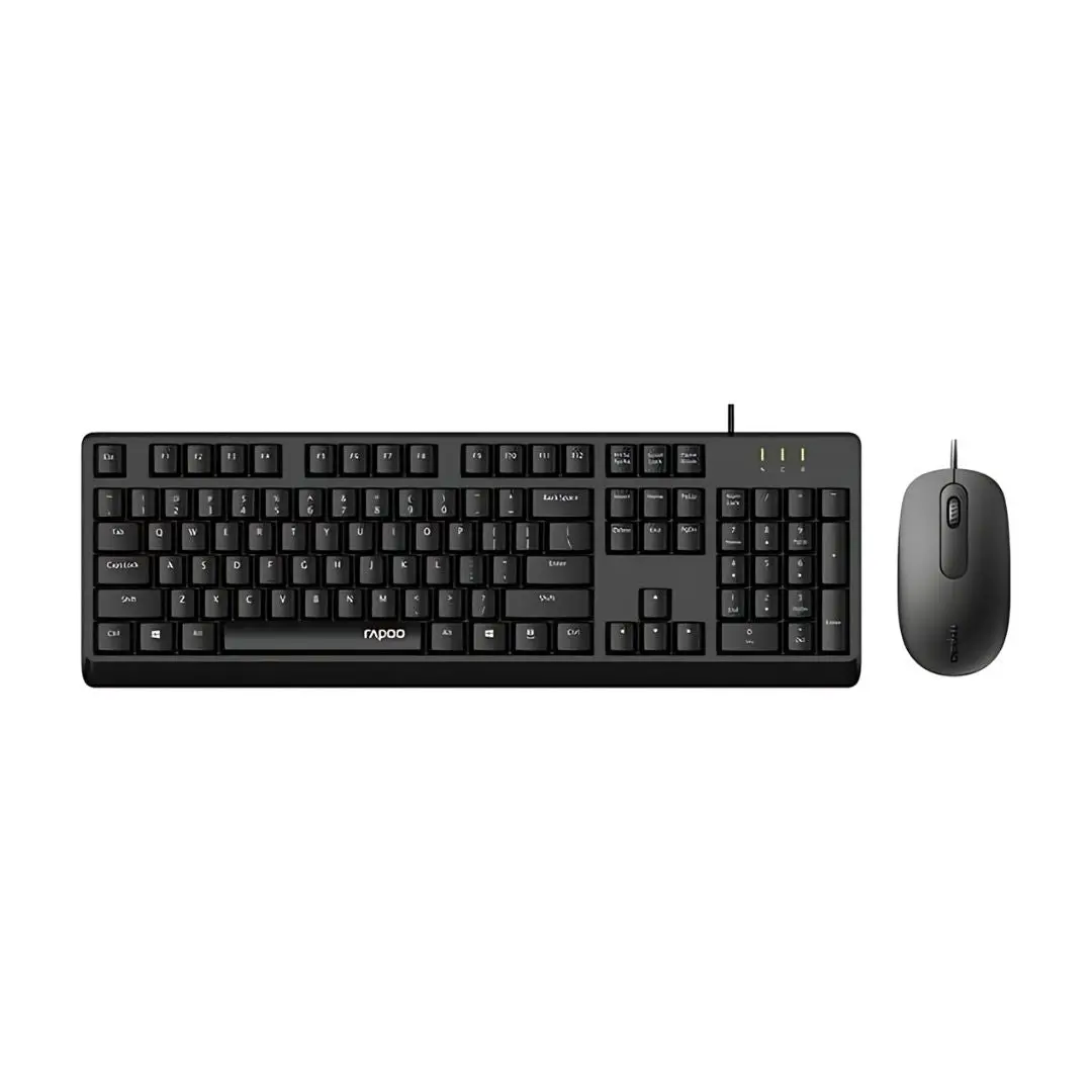 Rapoo X130 Pro Wired Optical Combo Kit Keyboard & Mouse 1