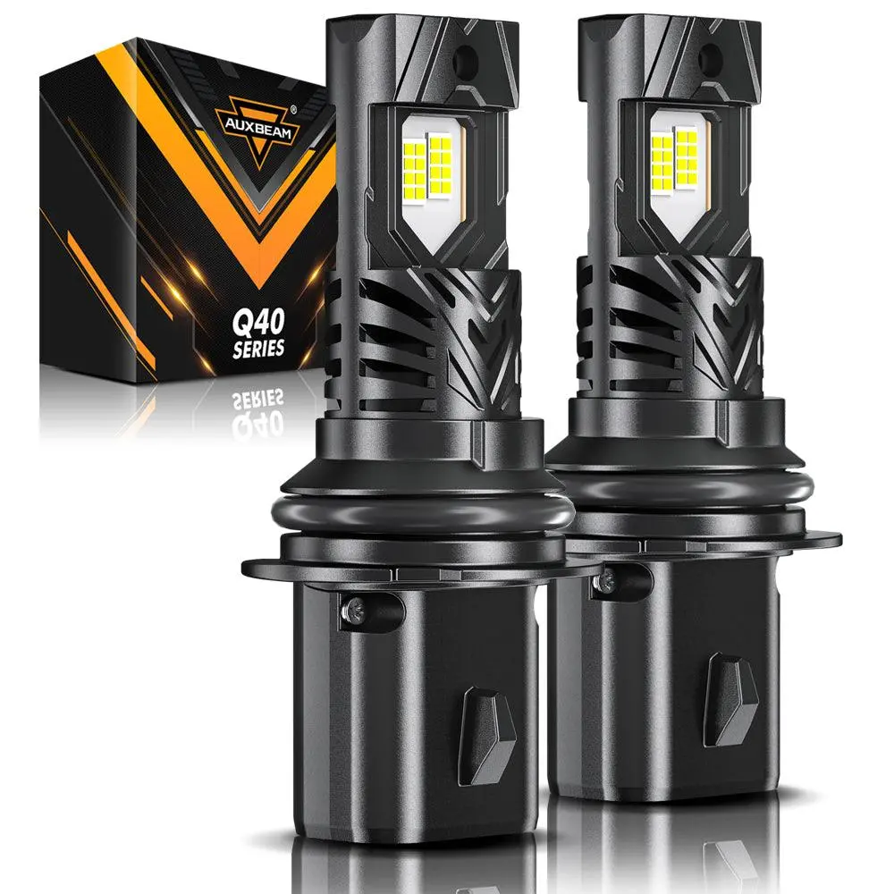 🆕9004/Hb1 Led Headlight Bulbs Q40 Series Ultra-High Brightness 120W 30000Lm 6500K Cool White | 2 Bulbs 1