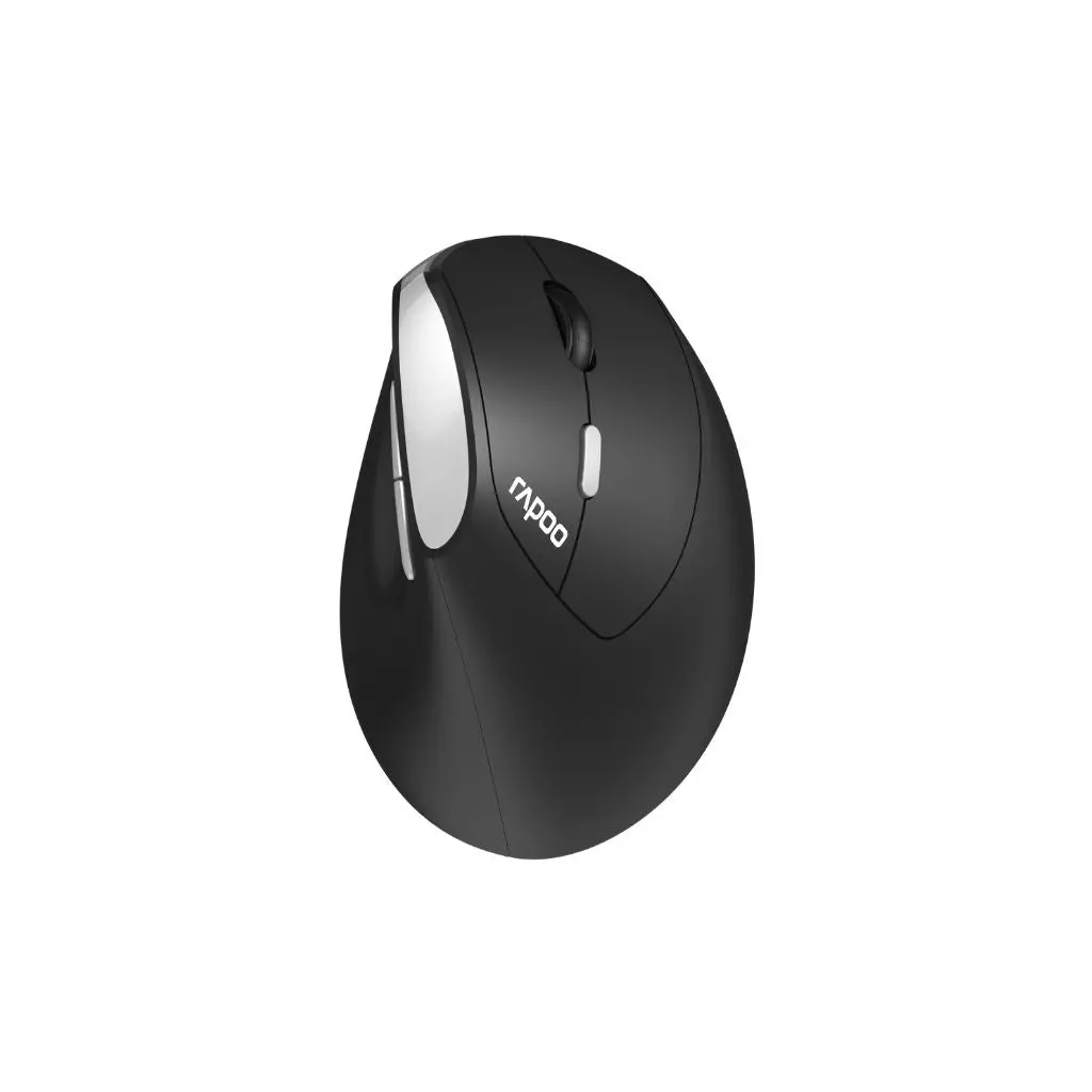 Rapoo Ev250 Vertical Ergonomic Wireless Mouse - Black 1