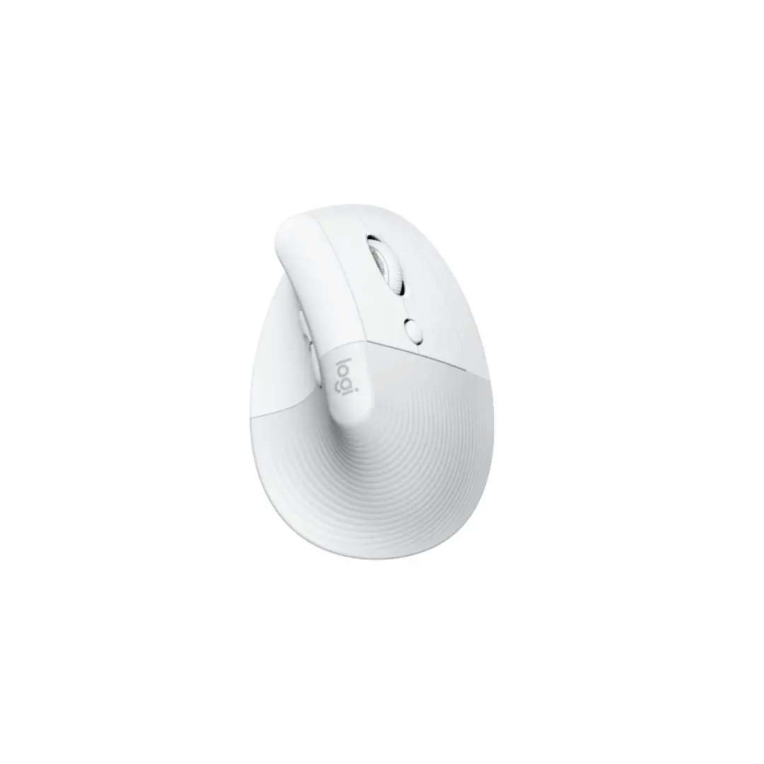Logitech Lift Vertical Ergonomic, Bluetooth, Wireless Mouse - White 1