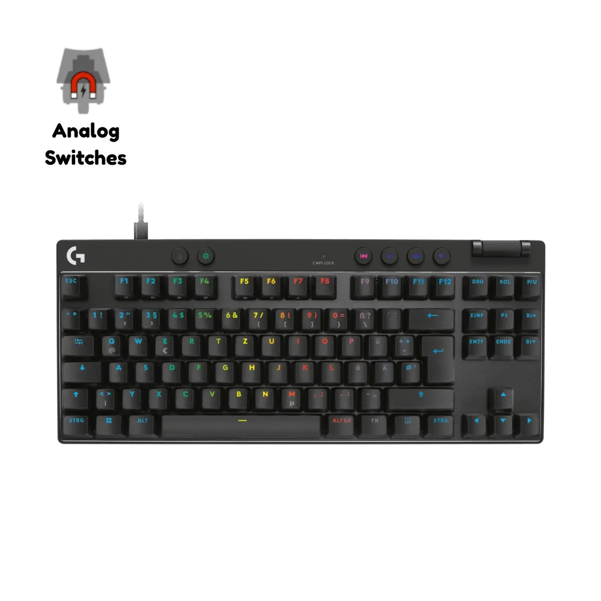 Logitech G Pro X Tkl Rapid Wired Gaming Keyboard 1