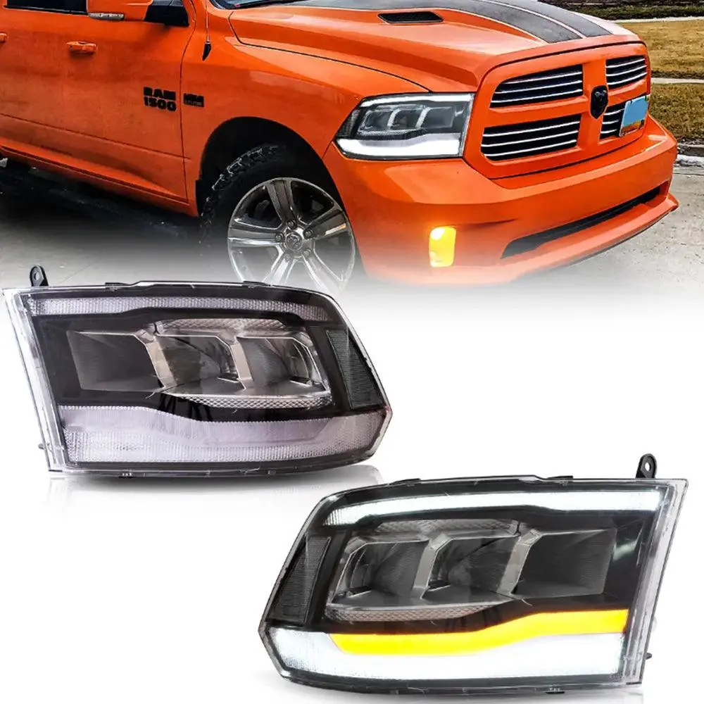Led Headlight Assembly Reflection Bowl For 2009-2018 Dodge Ram 4Th Gen 1500 2500 3500 2