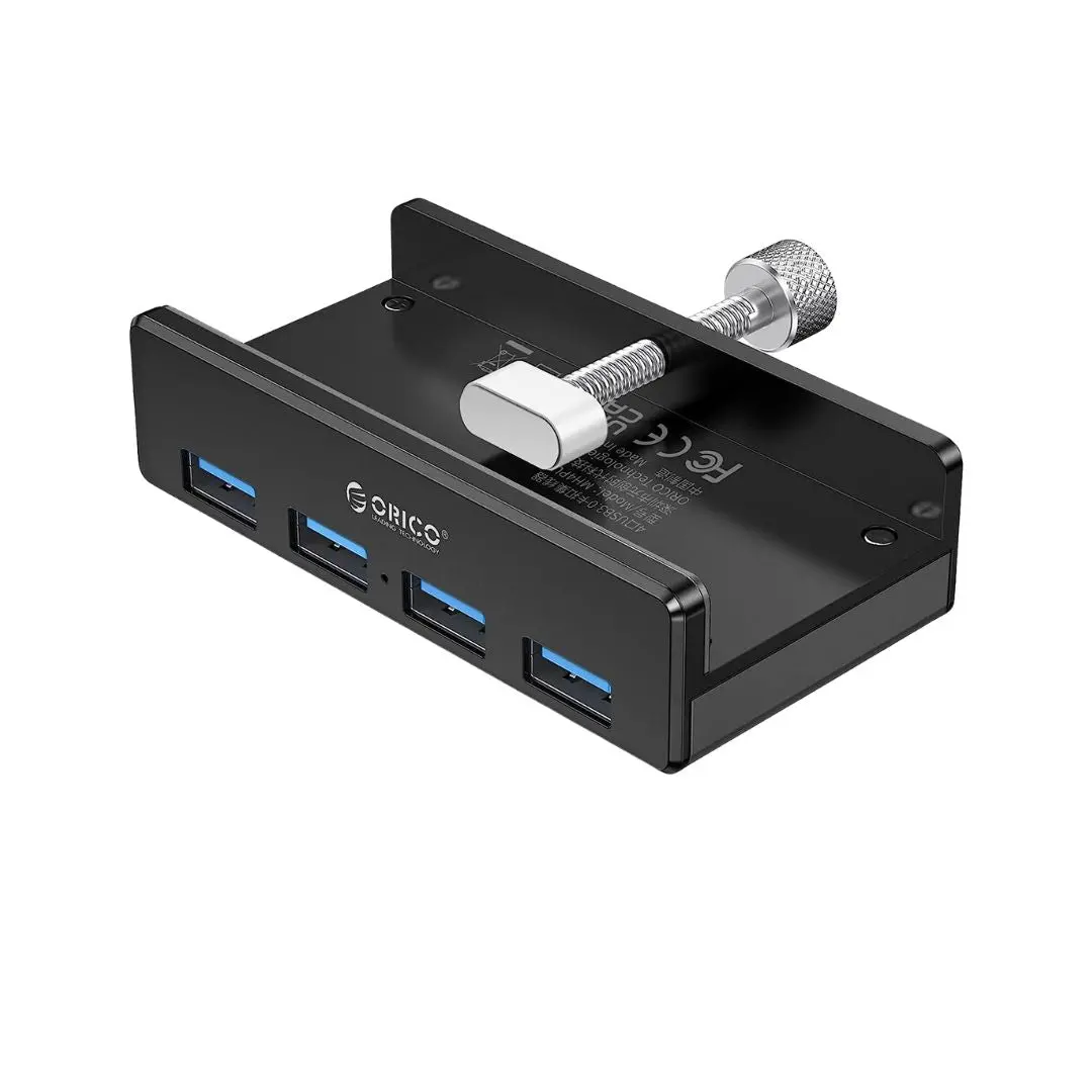 Orico Aluminum Alloy Clip-Type Usb 3.0 Hub - 4 Ports - Model Mh4pu-Bk 1