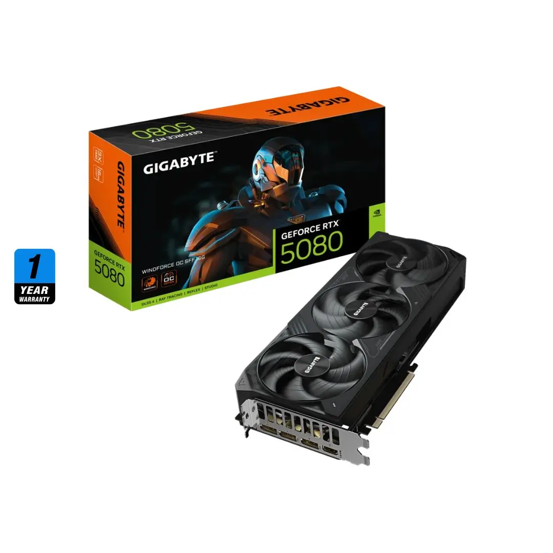 Gigabyte Geforce Rtx™ 5080 Windforce Oc Sff 16Gb 1
