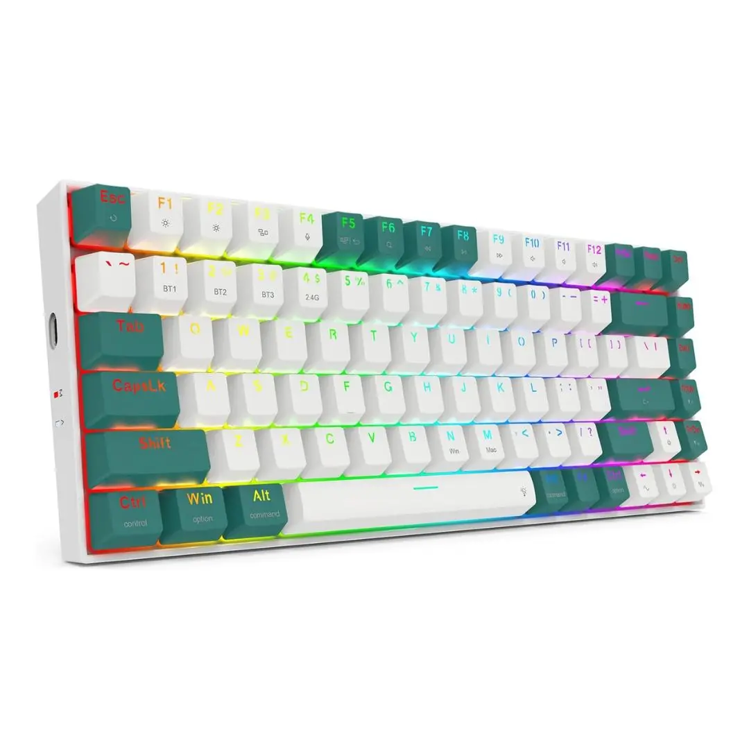 Redragon Singed K678-Pro 82% 3-Mode Wireless Rgb Gaming Keyboard 1