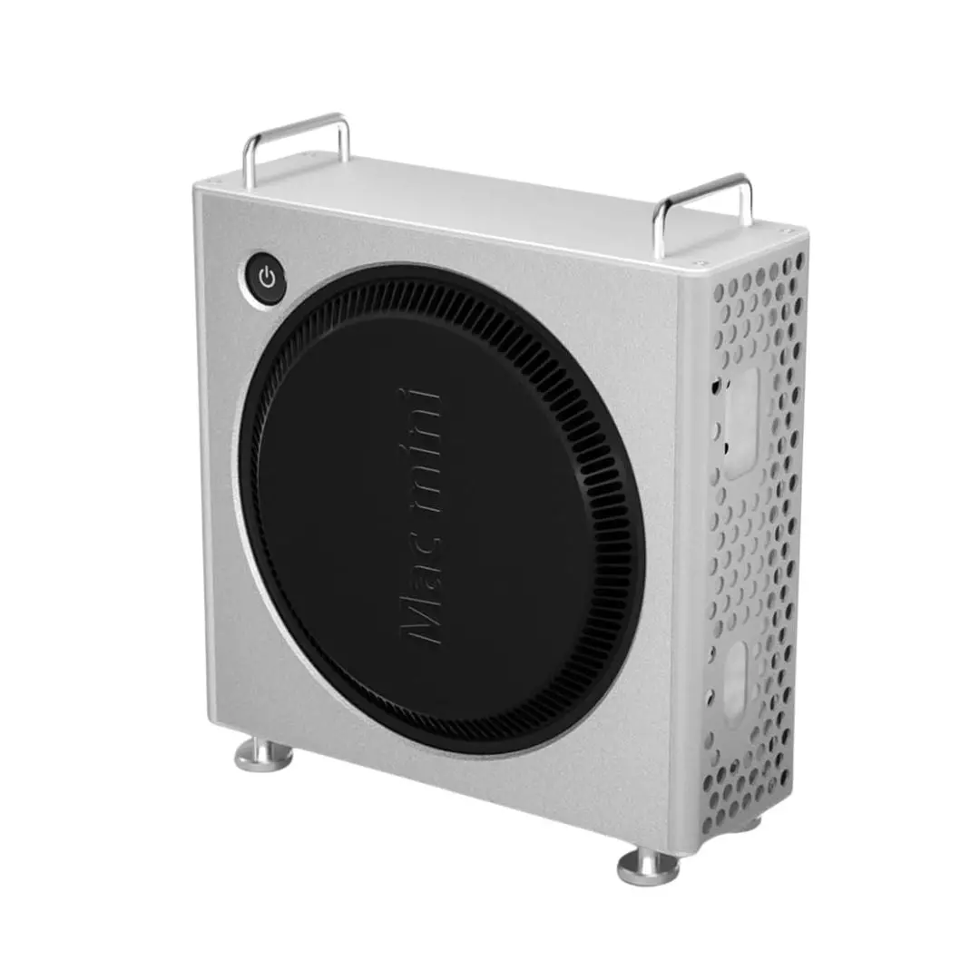 Vertical Stand For Mac Mini - Silver 1