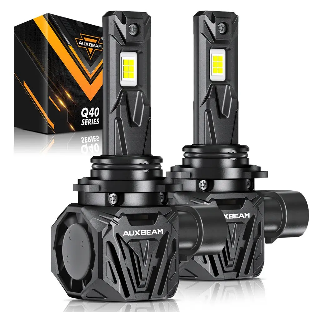 🆕9006/Hb4 Led Headlight Bulbs Q40 Series Ultra-High Brightness 120W 30000Lm 6500K Cool White | 2 Bulbs 1