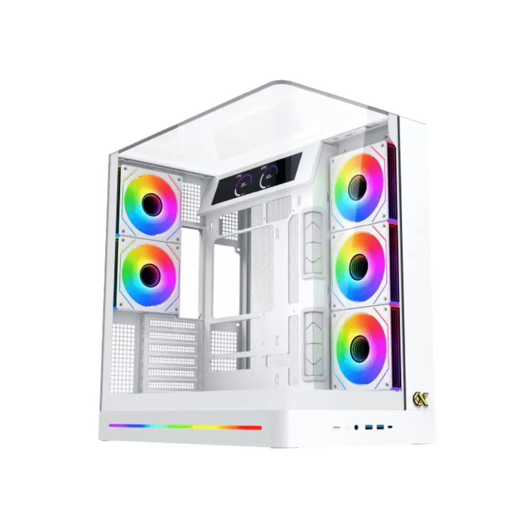 Xigmatek Pano Ii Arctic Mid Tower Case - White 1