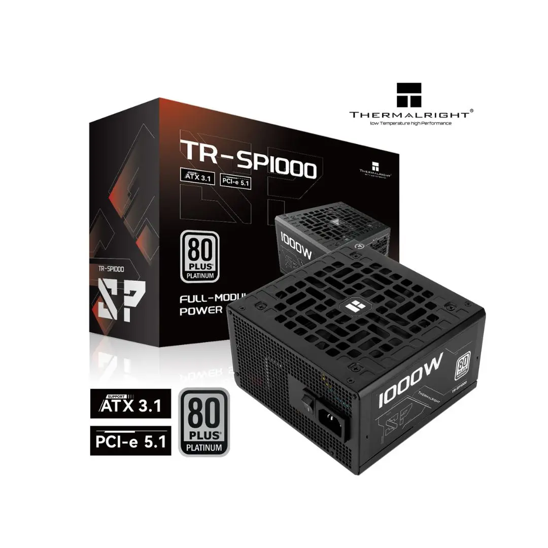 Thermalright Sp1000 1000W 80+ Platinum Power Supply, Black 1