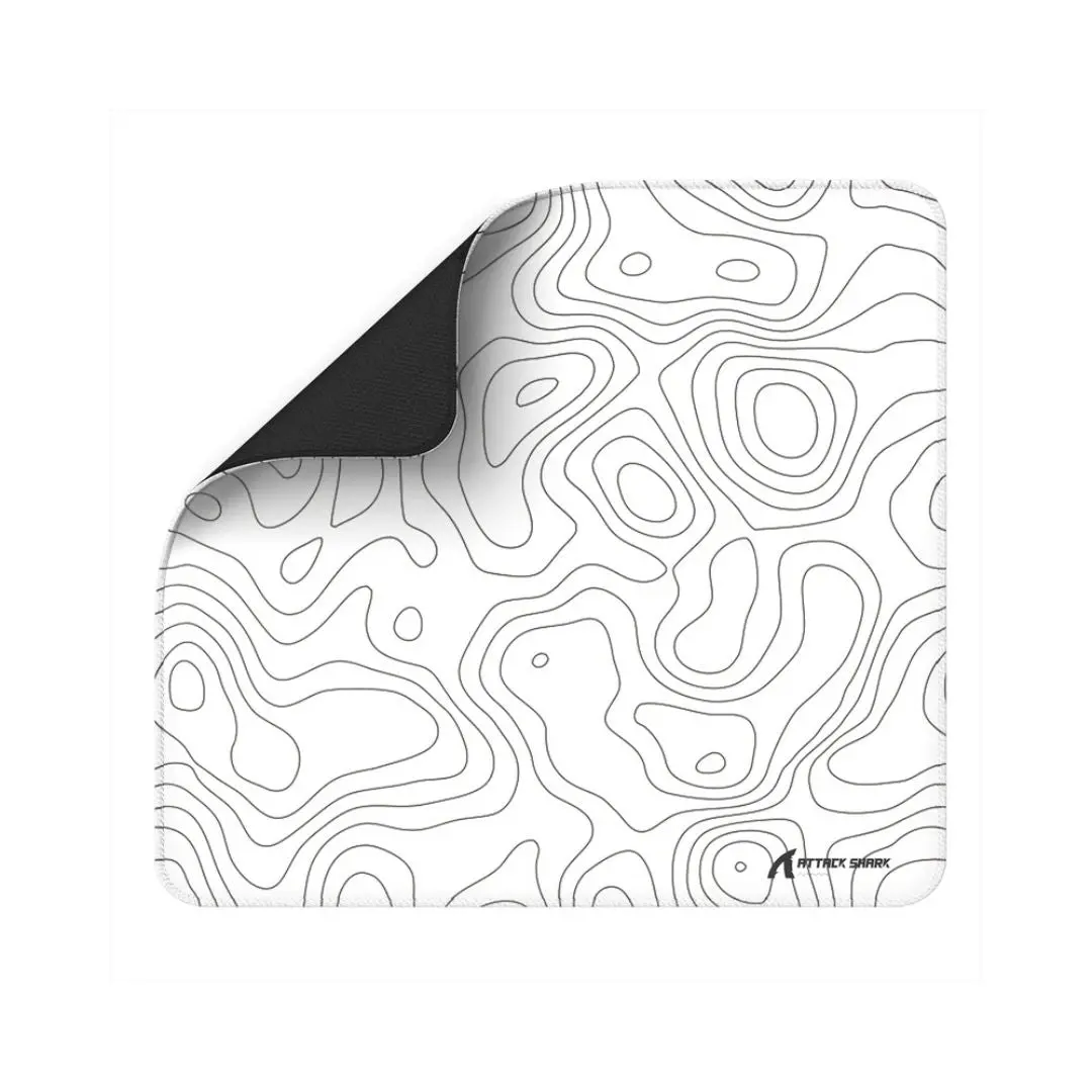 Attack Shark Cm02 Esport Gaming Mousepad - White Contours 1