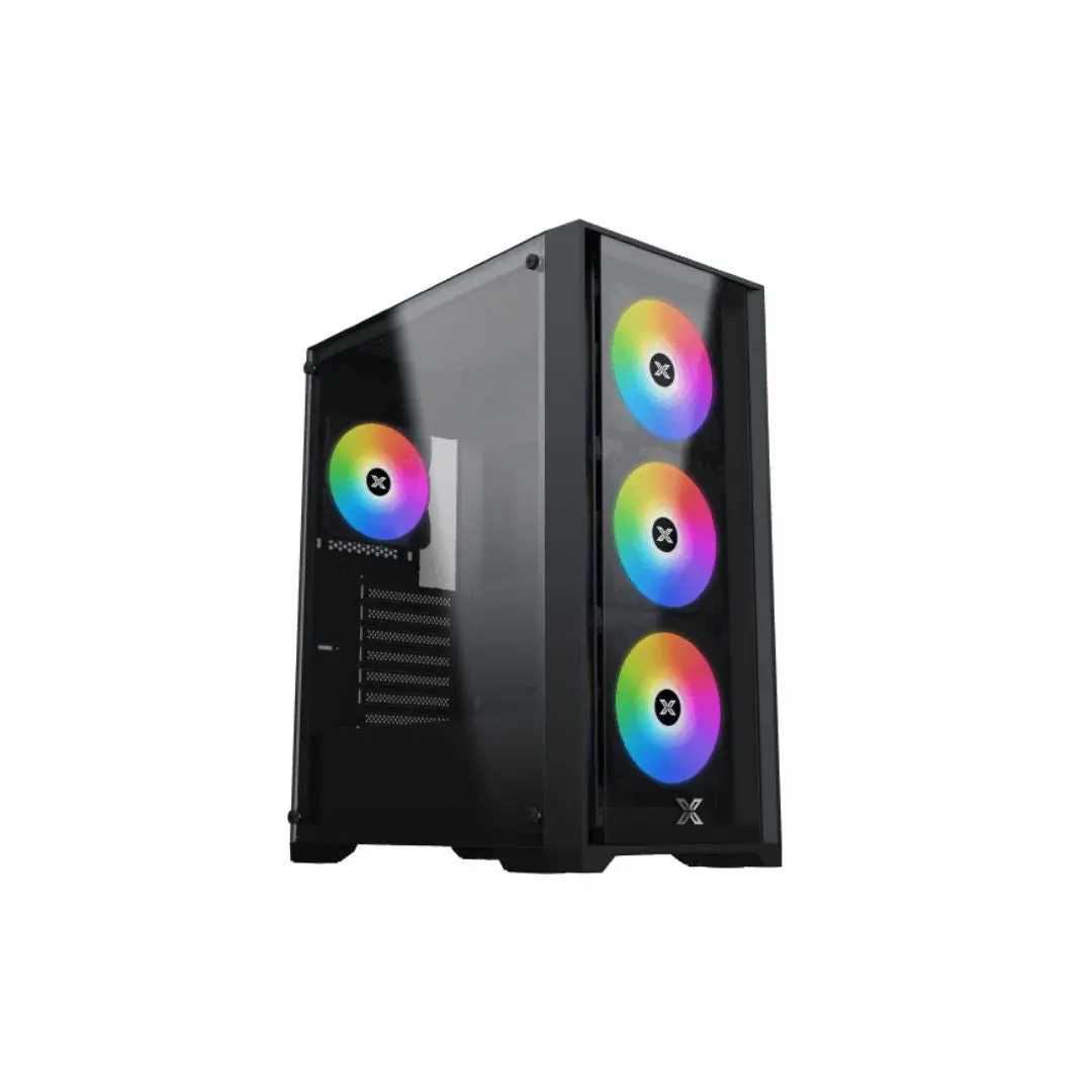 Xigmatek Quantum 4 Fan Rgb Mid Tower - Black 1