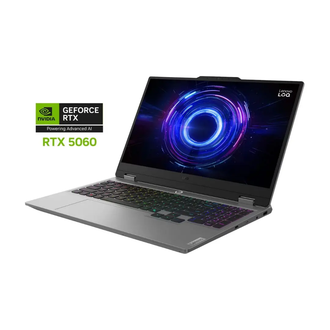 Lenovo Loq 15Irx10 - (2Lus) Intel Core I7-13650Hx, Ram 16Gb, Ssd 512Gb, Rtx 5060 8Gb, 15.6 Inch Fhd Ips 144Hz, Luna Gray 1