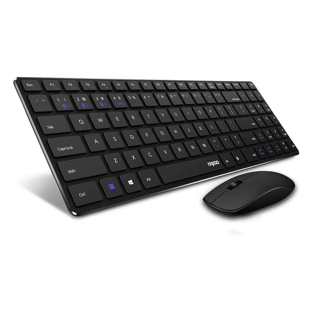 Rapoo 9320M Wireless Keyboard And Mouse Combo Kit  - Black 1