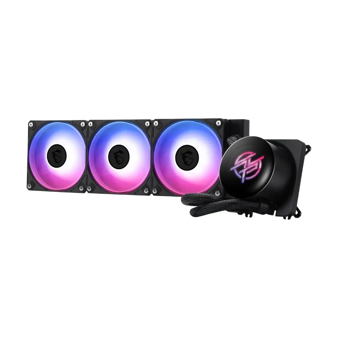 Msi Mpg Coreliquid P13 360 Aio Liquid Cooler With Lcd Screen - Black 1