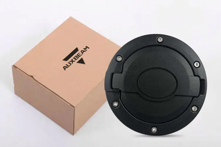 Fuel Tank Cover Gas Fuel Filler Door Cover Fit For Jeep Wrangler Jk 2007-2017 1