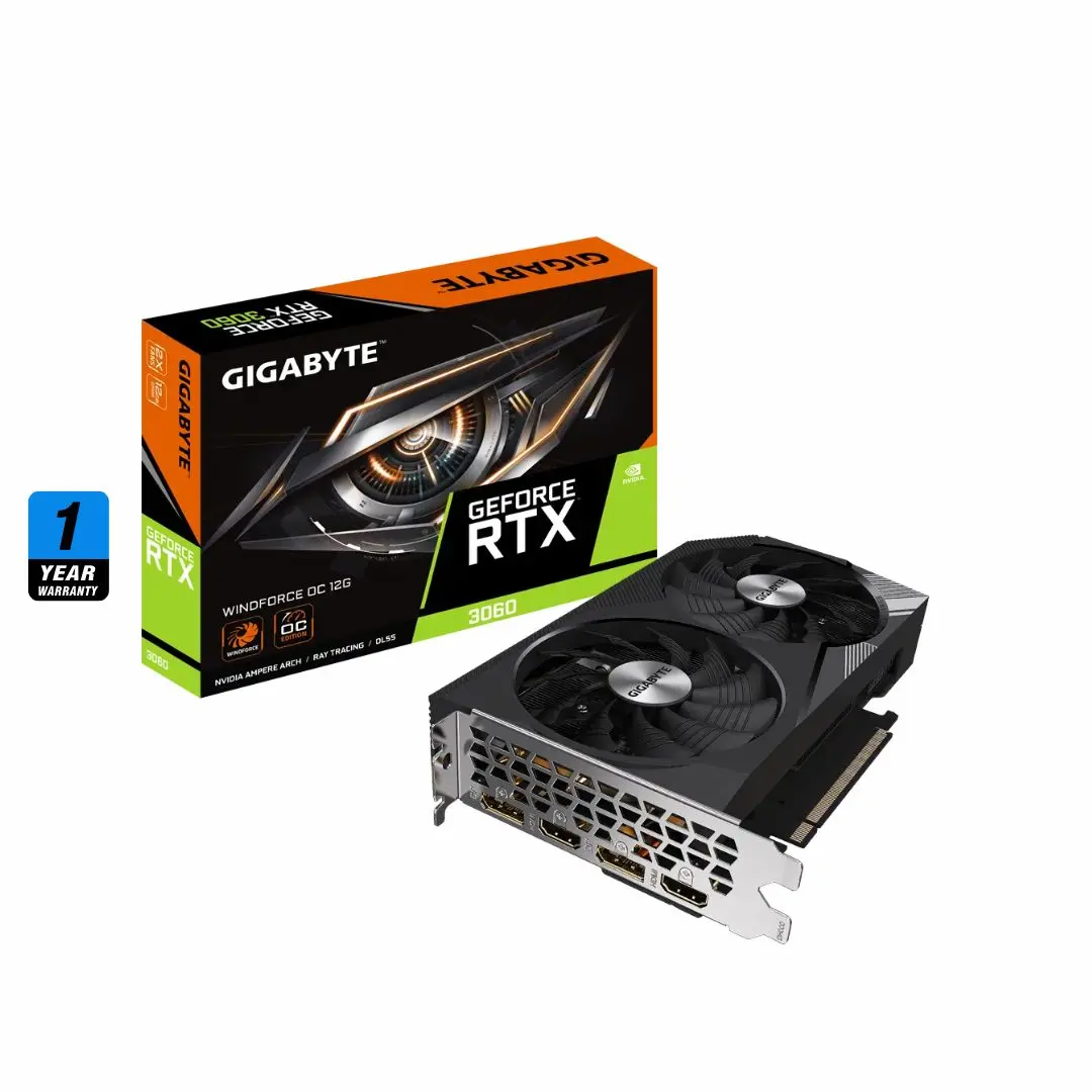Gigabyte Geforce Rtx™ 3060 Windforce Oc 12Gb 1