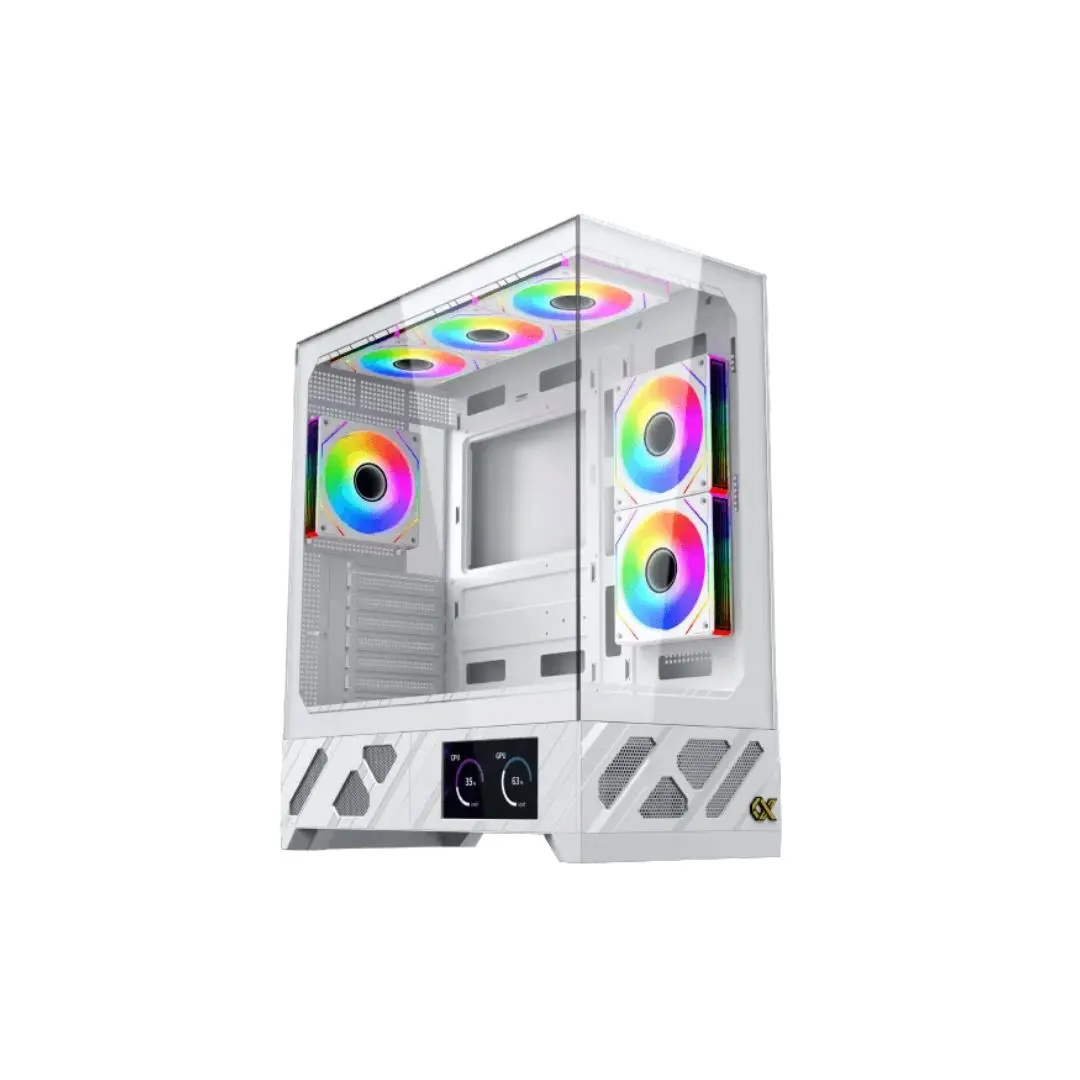 Xigmatek Alphard Pro Arctic Mid Tower Case - White 1