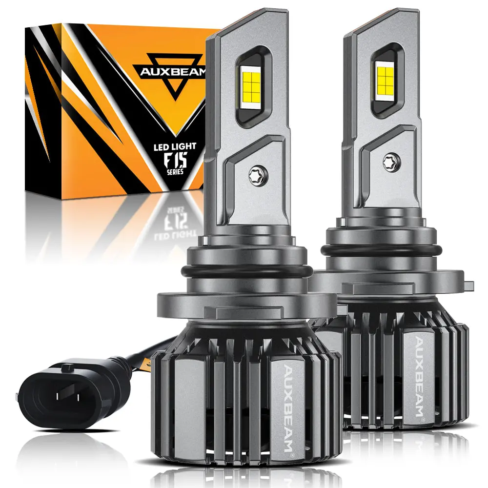 9006/Hb4 Led Headlight Bulbs 90W 20000Lm F15 Series 20% Smaller Size 6500K Cool White | 2 Bulbs 1