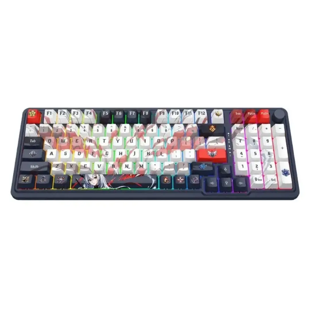 Redragon Eisa K686ak Full-Size Tri-Mode Wireless Keyboard - White 1