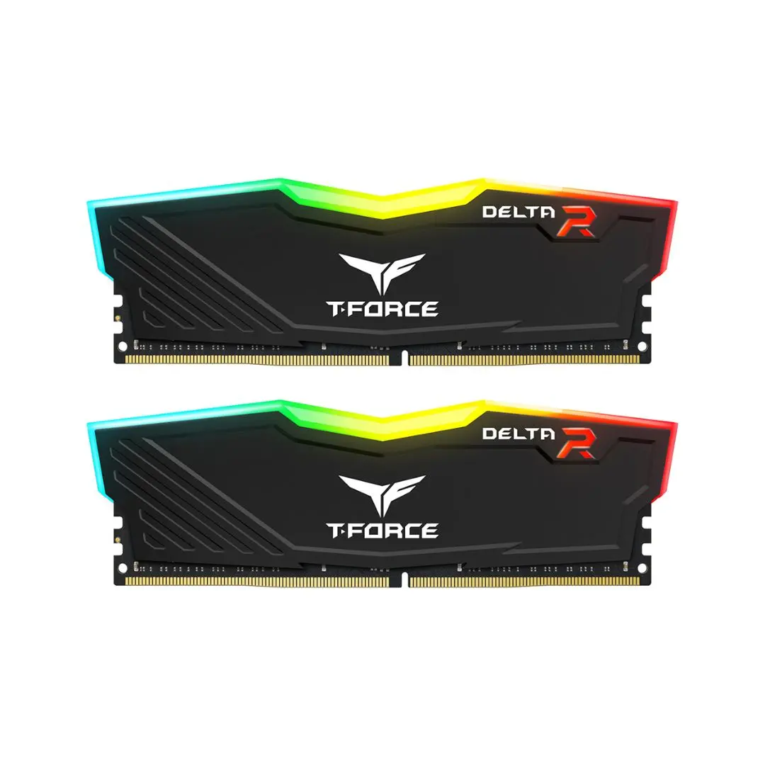 Teamgroup T-Force Delta Rgb Ddr4 Ram 16Gb (2X8gb) 3600Mhz Cl18 - Black 1