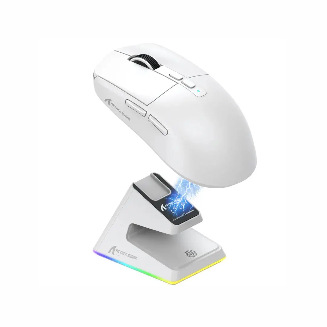 Attack Shark X6  Wireless Gaming Mouse - White 1