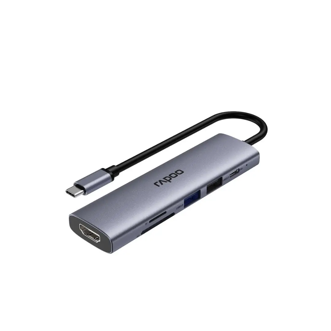 Rapoo Xd61 Usb-C 6-In-1 Hub 1