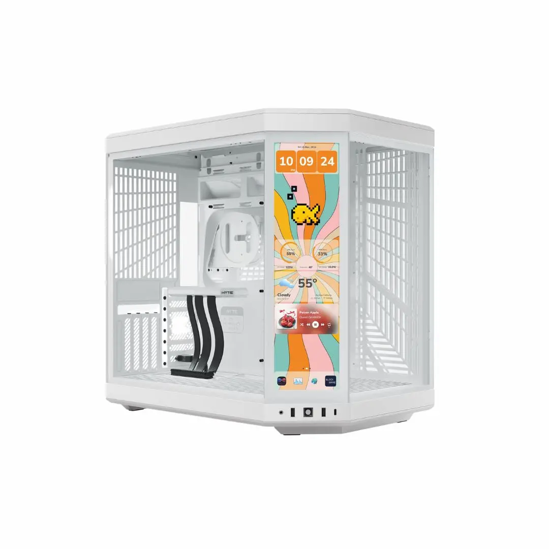 Hyte Y70 Touch Infinite Mid Tower Atx Case - Snow White 1