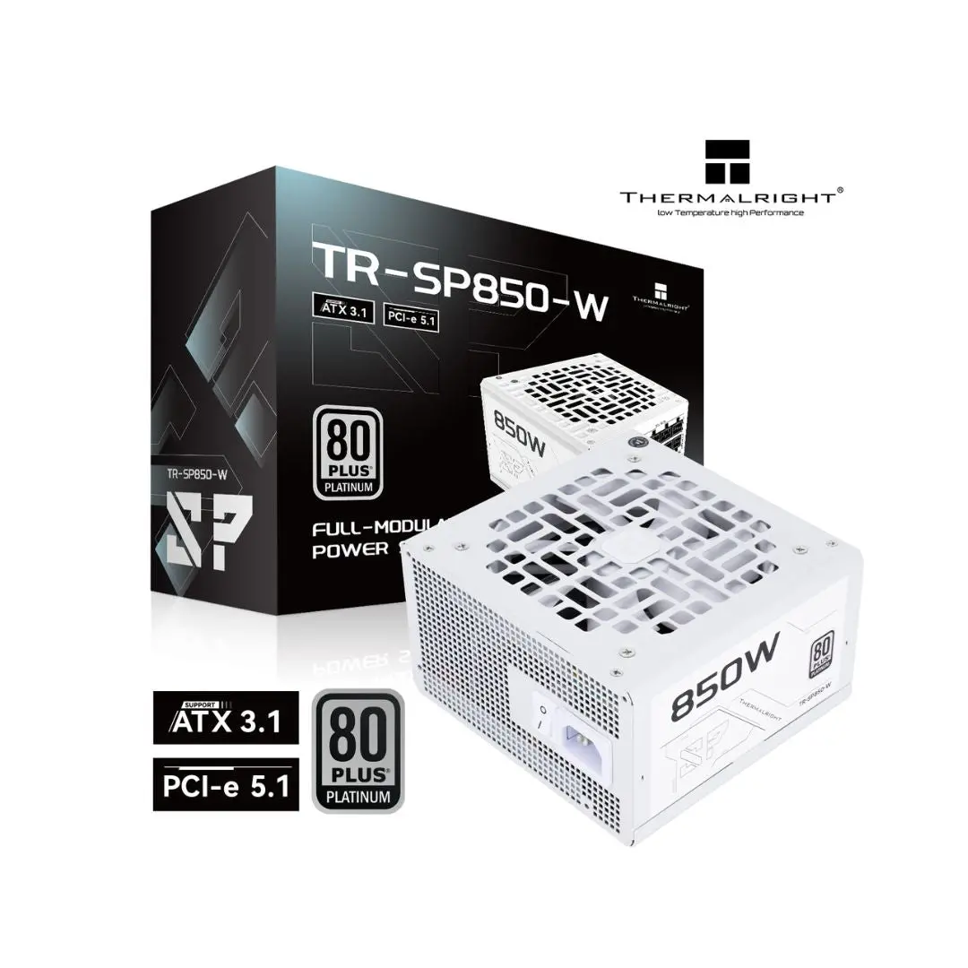 Thermalright Sp850-W 850W 80+ Platinum Power Supply, White 1