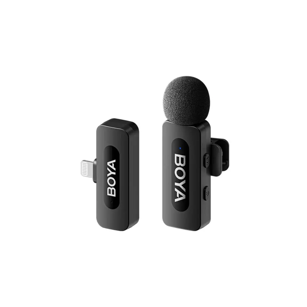 Nik Mic Boya By-V10 Wireless Microphone With Lightning Connection 1