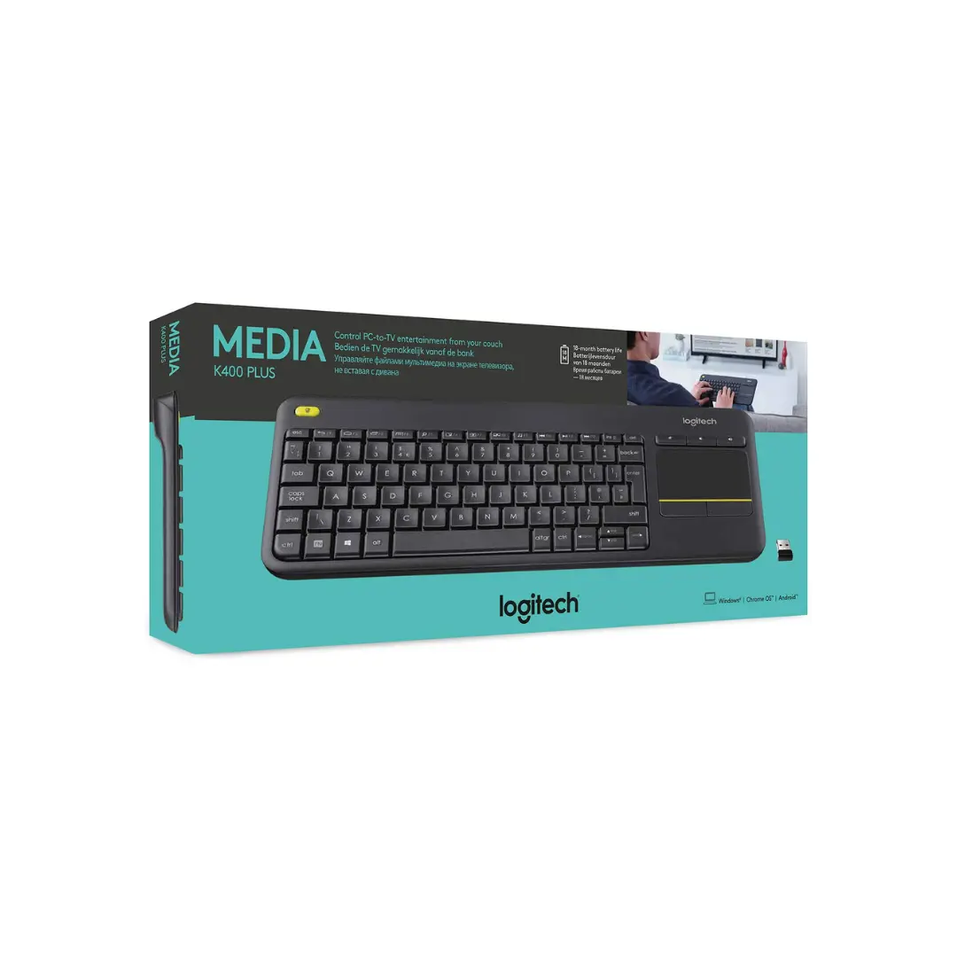 Logitech K400 Plus Wireless Touch Keyboard 1