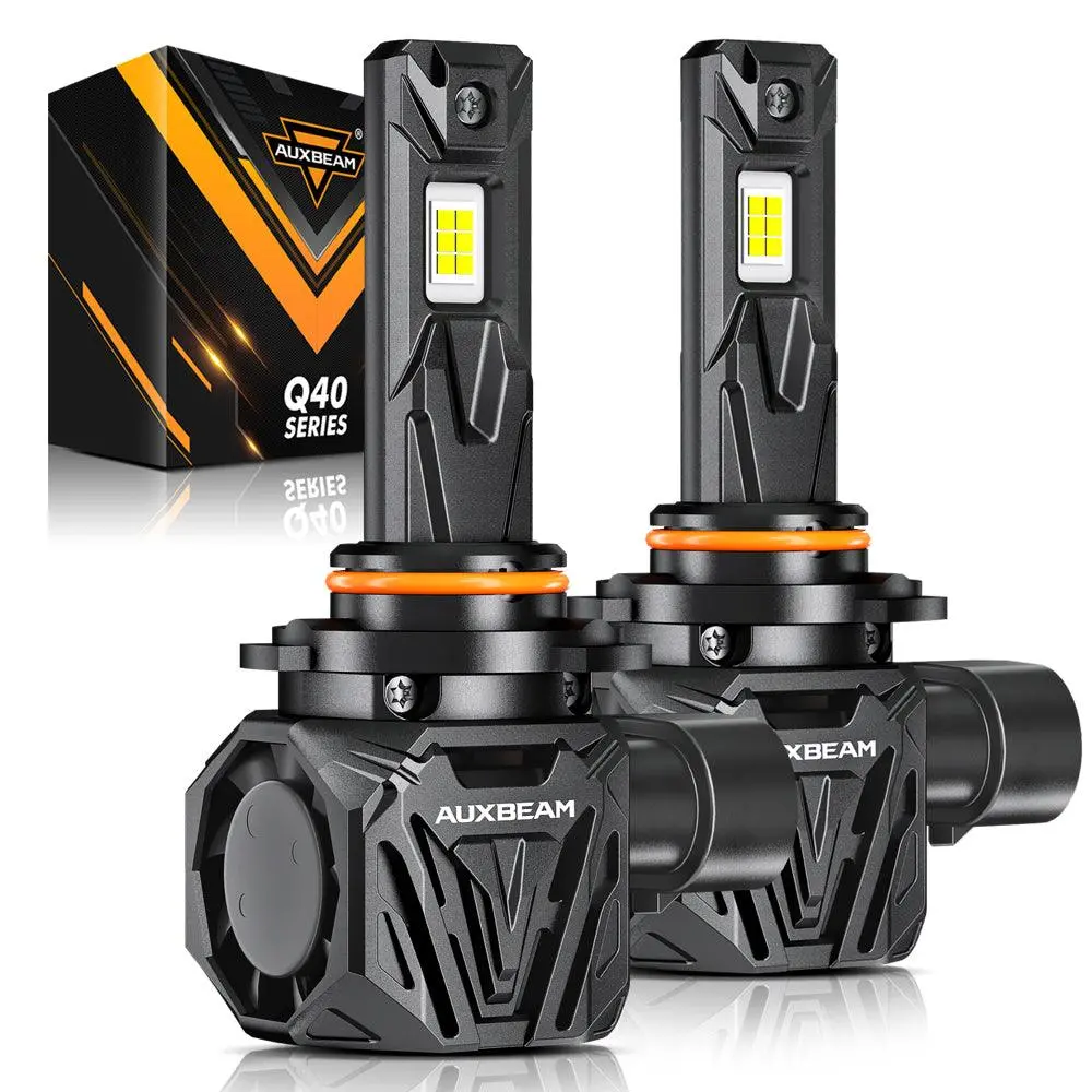 🆕9005/Hb3 Led Headlight Bulbs Q40 Series Ultra-High Brightness 120W 30000Lm 6500K Cool White | 2 Bulbs 1