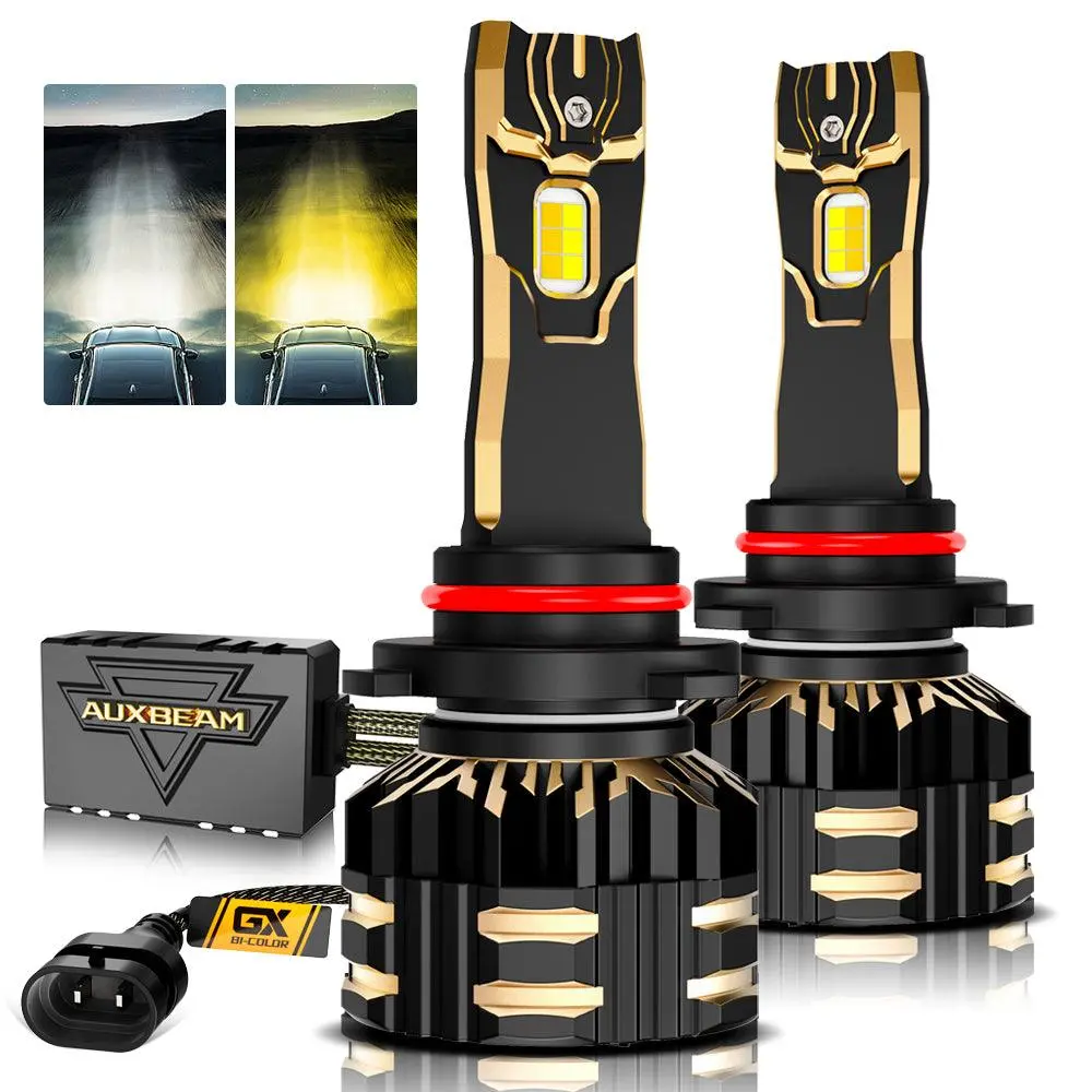 High Power & Brightness Gx Bi-Color Series 25000Lm 110W Led Headlight Bulbs Dual Color Switchback 2