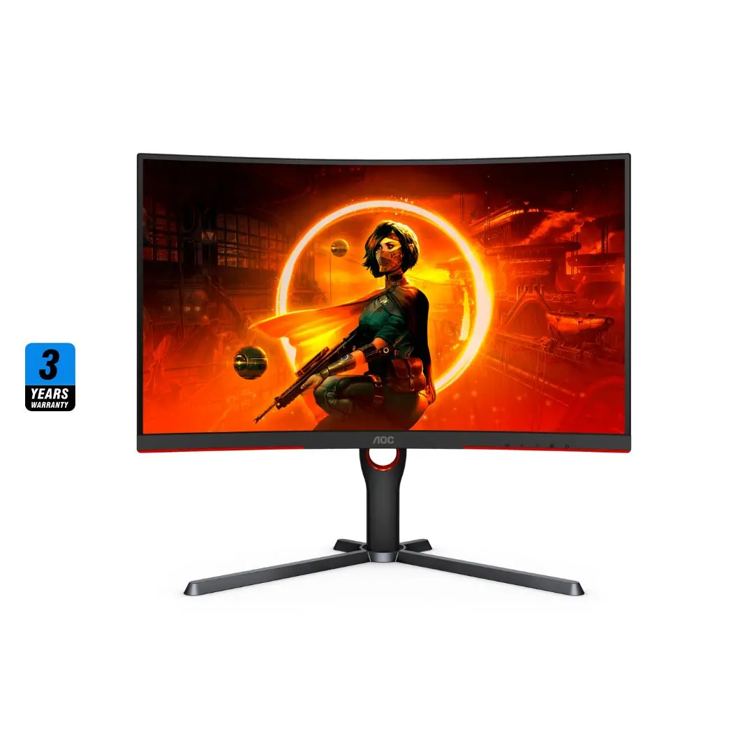 Aoc Cq27g3z 27 2K (2560X1440) 240Hz 0.5Ms Va Curved 1