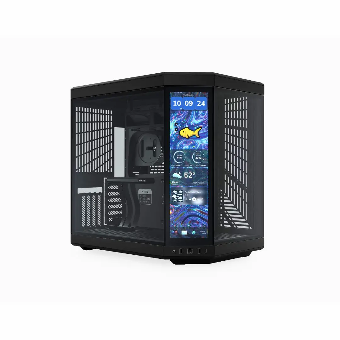 Hyte Y70 Touch Infinite Mid Tower Atx Case - Pitch Black 1