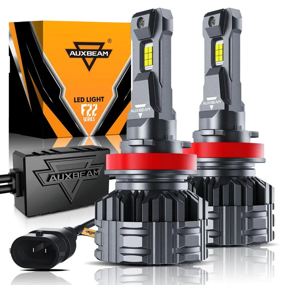 H11 Led Headlight Bulbs 110W 24000Lm F22 Series High Brightness 6500K Cool White | 2 Bulbs 1