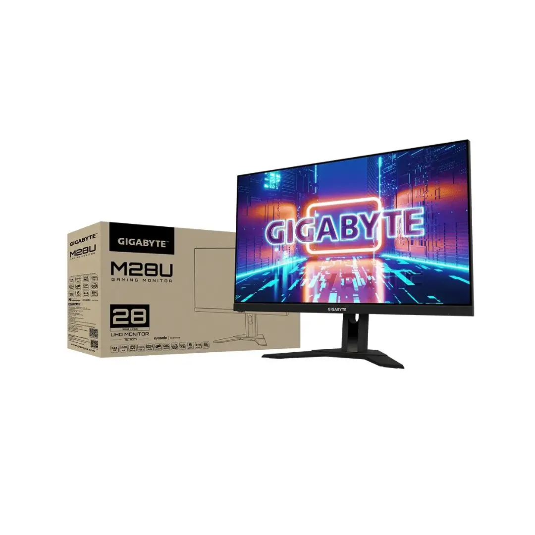 Gigabyte M28u , 28 Inch , 4K (3840 X 2160) 1Ms 144Hz Ips Flat, Gaming Monitor 1